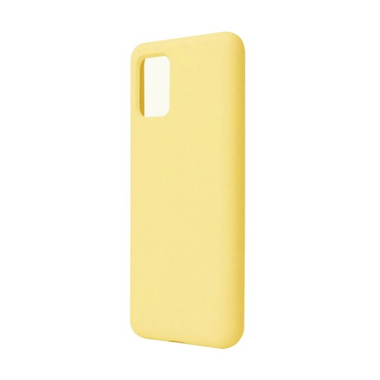 Capa de Silicone para Samsung Galaxy A91 Amarelo